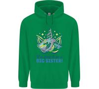 I'M Going To Be A Big Sister Unicorn Uomo Felpa