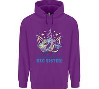 I'M Going To Be A Big Sister Unicorn Uomo Felpa