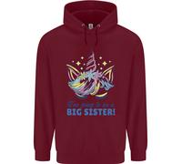 I'M Going To Be A Big Sister Unicorn Uomo Felpa