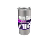 I'm Going To Hell Do You Need Anything Sarcasmo oscuro ||- Bicchiere termico in acciaio inox doppia parete