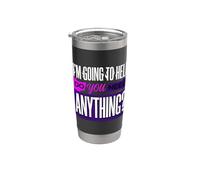 I'm Going To Hell Do You Need Anything Sarcasmo oscuro ||- Bicchiere termico in acciaio inox doppia parete