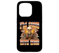 I'm Good With Wood Woodworker Falegname Falegname Custodia per iPhone 15 Pro