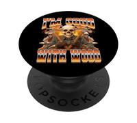 I'm Good With Wood Woodworker Falegname Falegname PopSockets PopGrip Adesivo