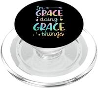 I'm Grace Doing Grace Things Nome personalizzato PopSockets PopGrip per MagSafe