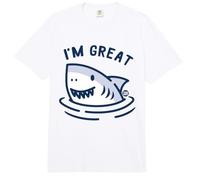 I'm Great Funny Shark Comfort Colors Adult Heavyweight T-Shirt