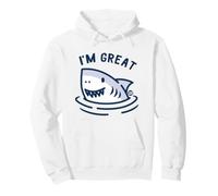 I'm Great Funny Shark Felpa con Cappuccio