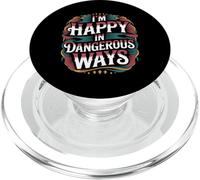 I'm Happy In Dangerous Ways Chaotic Behavior Energy - PopSockets PopGrip per MagSafe
