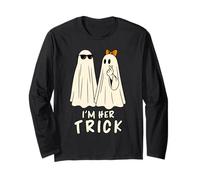 I'm Her Trick Ghosts Coppia Divertente di Corrispondenza Halloween Maglia a Manica