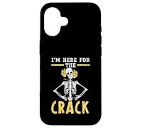I'm Here For The Crack Chiropratico Spine Whisperer Chiro Custodia per iPhone 16