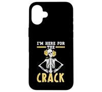 I'm Here For The Crack Chiropratico Spine Whisperer Chiro Custodia per iPhone 16 Plus