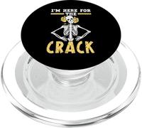 I'm Here For The Crack Chiropratico Spine Whisperer Chiro PopSockets PopGrip per MagSafe