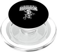 I'm Here For The Roughhousing Funny Capybara Knight Rides PopSockets PopGrip per MagSafe