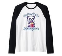 I'm Here for The Schadenfreude - Simpatico Panda Sarcastico Maglia con Maniche Raglan
