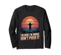 I'm Here I'm Awake Don't Push It Introvert Attitude |---- Maglia a Manica