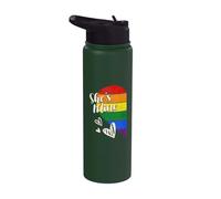 I'm Hers & She's Mine LGBTQ+ Coppia Pride Set Stainless Steel Insulated Water Bottle