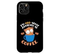 Im Hoo Tally Addicted To Coffee - Tazza con gufo Custodia per iPhone 11 Pro
