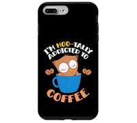 Im Hoo Tally Addicted To Coffee - Tazza con gufo Custodia per iPhone 7 Plus/8 Plus