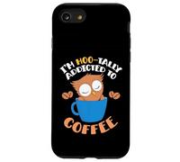 Im Hoo Tally Addicted To Coffee - Tazza con gufo Custodia per iPhone SE (2020) / 7/8