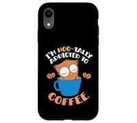 Im Hoo Tally Addicted To Coffee - Tazza con gufo Custodia per iPhone XR