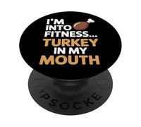 Im Into Fitness Fitness Turchia in bocca Ringraziamento PopSockets PopGrip Adesivo