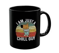 I'm Just A Chill Guy Tazza Di Caffè, Chill Dog Mug, Chill Guy Tazza Di Ceramica Per Caffè Tè Succo Di Latte, Novità Tazza Di Caffè Con Modello Di Cane Chill Out Per La Famiglia Di Amici