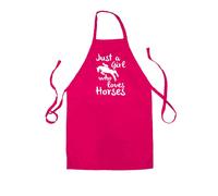 I'M Just a Girl Who Loves Cavalli - Unisex Bambini Grembiule - Equitazione Rider