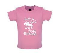 I'M Just A Ragazza Chi Ama Cavalli - Bambino T-Shirt / Body - Love da Moto Rider