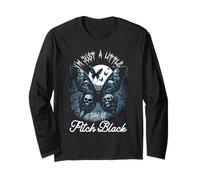 I'm Just ALittle Ray of Pitch Farfalle di Halloween Nere Maglia a Manica