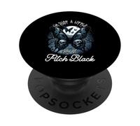 I'm Just ALittle Ray Of Pitch Farfalle di Halloween nere PopSockets PopGrip Adesivo