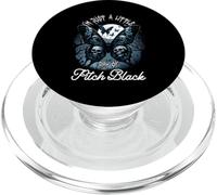 I'm Just ALittle Ray Of Pitch Farfalle di Halloween nere PopSockets PopGrip per MagSafe