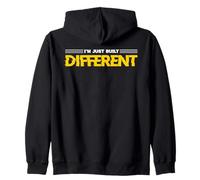 I'm Just Built Different - Citazione Motivazionale Felpa con Cappuccio