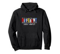 I'm Just Built Different - Citazione Motivazionale Felpa con Cappuccio