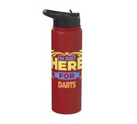 I'm Just Here For Darts - Freccette divertenti Stainless Steel Insulated Water Bottle