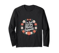 I'm Just Here For Moral Support Amicita e edilizia ------- Maglia a Manica