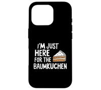 I'm Just Here for the Baumkuchen German Layer Dessert Cake Custodia per iPhone 16 Pro