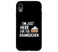I'm Just Here for the Baumkuchen German Layer Dessert Cake Custodia per iPhone XR