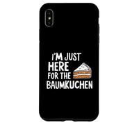 I'm Just Here for the Baumkuchen German Layer Dessert Cake Custodia per iPhone XS Max