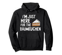 I'm Just Here for The Baumkuchen German Layer Dessert Cake Felpa con Cappuccio