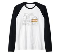I'm Just Here for The Baumkuchen German Layer Dessert Cake Maglia con Maniche Raglan