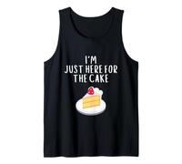 I'm Just Here for The Cake Funny Wedding Party Costume Cakes Canotta