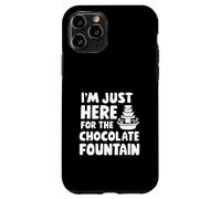 I'm Just Here for the Chocolate Fountain Dessert Dip Buffet Custodia per iPhone 11 Pro