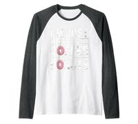 I'm Just Here for The Coffee And Donuts Mattina |- Maglia con Maniche Raglan