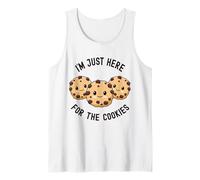 I'm Just Here for The Cookies Carino Kawaii Cookie Love Sweets Canotta
