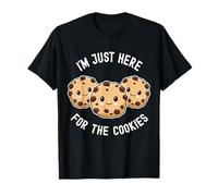 I'm Just Here for The Cookies Carino Kawaii Cookie Love Sweets Maglietta