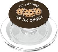 I'm Just Here For The Cookies Carino Kawaii Cookie Love Sweets PopSockets PopGrip per MagSafe