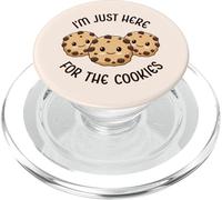 I'm Just Here For The Cookies Carino Kawaii Cookie Love Sweets PopSockets PopGrip per MagSafe