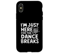 I'm Just Here for the Dance Breaks - Aerial Dance Recital Custodia per iPhone X/XS