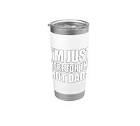 I'm Just Here For The Hot Dads Bicchiere termico in acciaio inox doppia parete