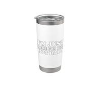 I'm Just Here For The Hot Dads Bicchiere termico in acciaio inox doppia parete