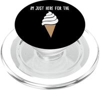 I'm Just Here For The Ice Cream Vaniglia Soft Serve Cream PopSockets PopGrip per MagSafe